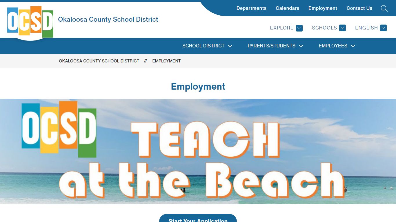 Employment | Okaloosa County School District